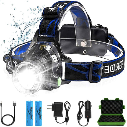 LumenBlaze | Waterproof LED Headlamp for Outdoor Activities