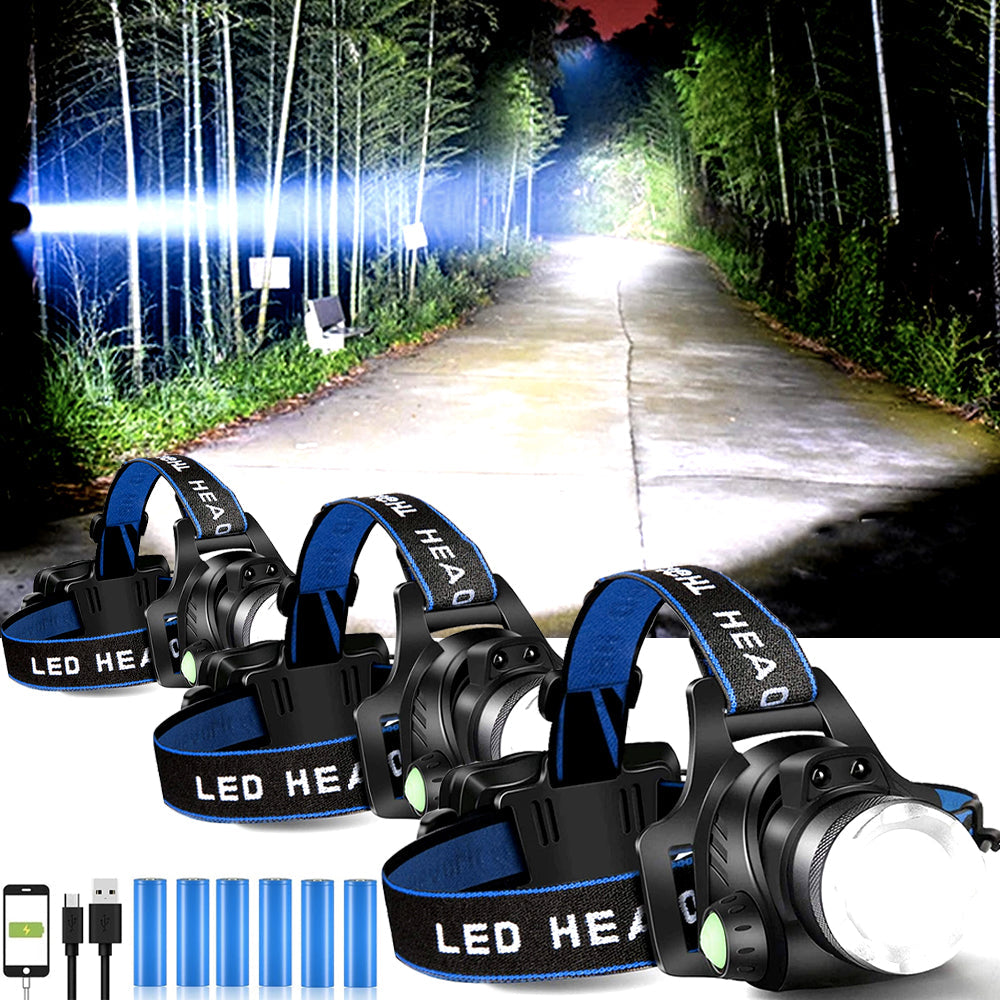 LumenBlaze | Waterproof LED Headlamp for Outdoor Activities