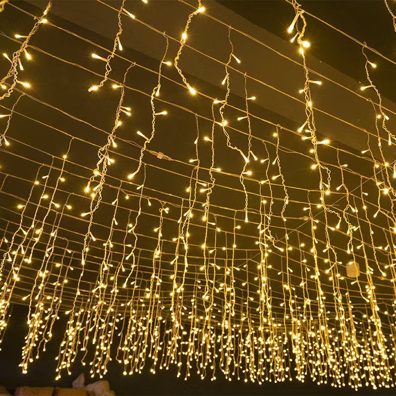 LuminaCascade | Stunning Waterproof Outdoor String Icicle Party Lights