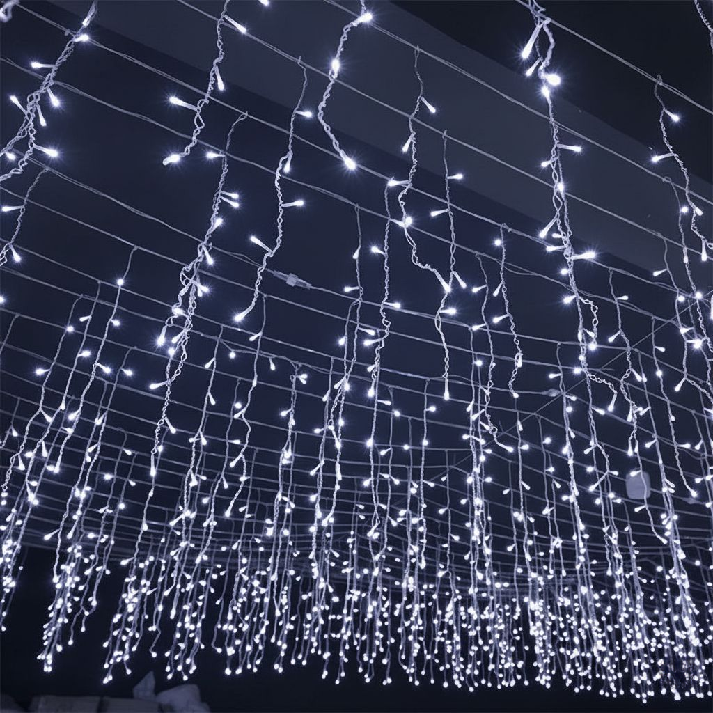 LuminaCascade | Stunning Waterproof Outdoor String Icicle Party Lights