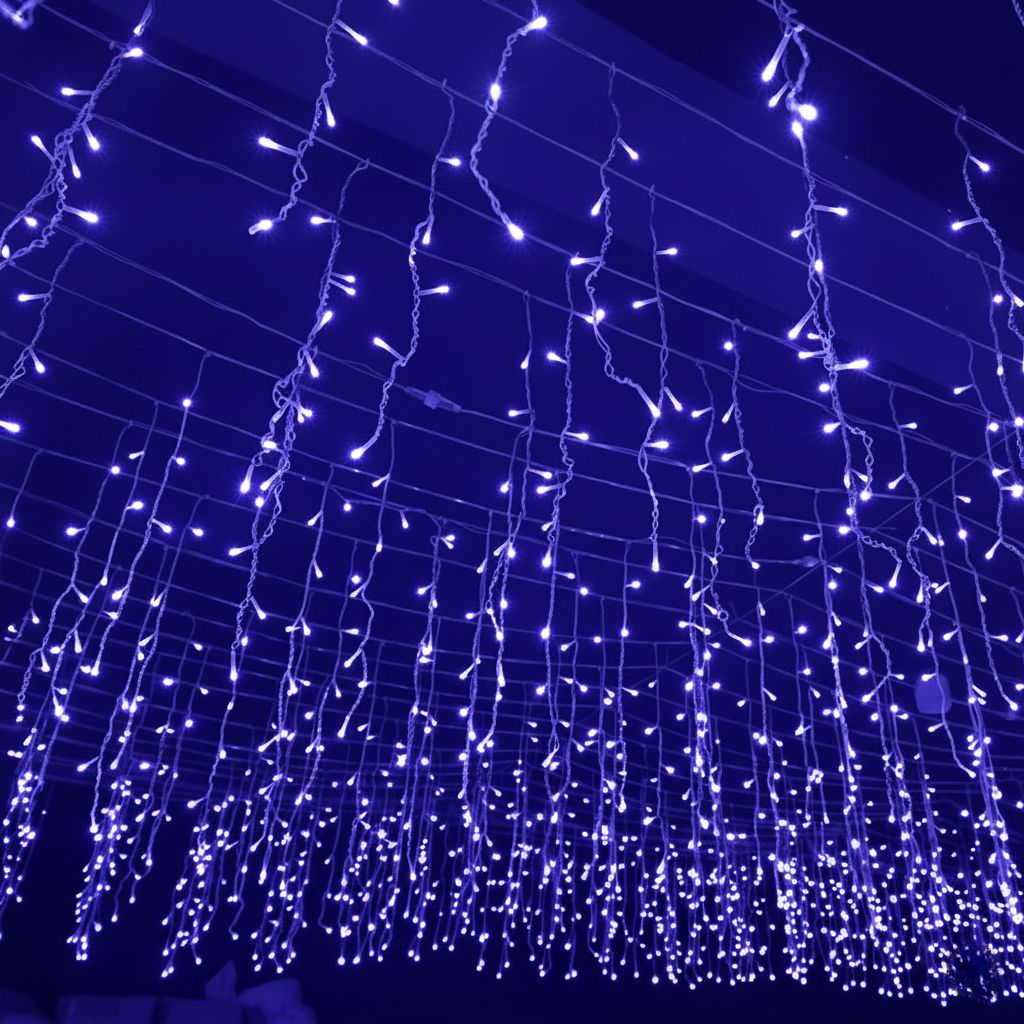 LuminaCascade | Stunning Waterproof Outdoor String Icicle Party Lights