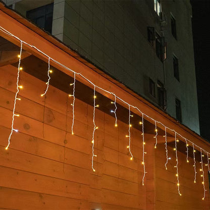 LuminaCascade | Stunning Waterproof Outdoor String Icicle Party Lights