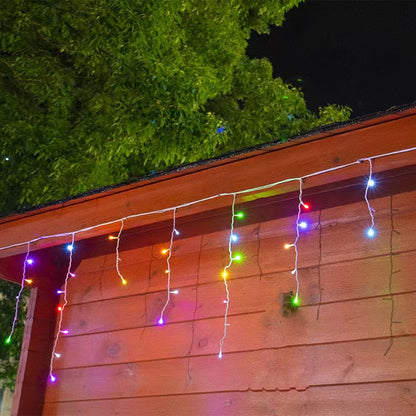 LuminaCascade | Stunning Waterproof Outdoor String Icicle Party Lights