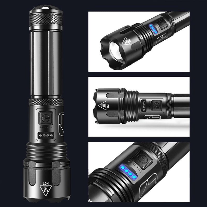 LuminaGuard | Ultra-Bright LED Military Flashlight for Outdoor Use