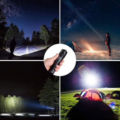 LuminaGuard | Ultra-Bright LED Military Flashlight for Outdoor Use