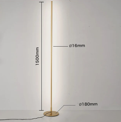 Lunaris | Minimalist Adjustable Floor Lamp for Soft Living Room Lighting
