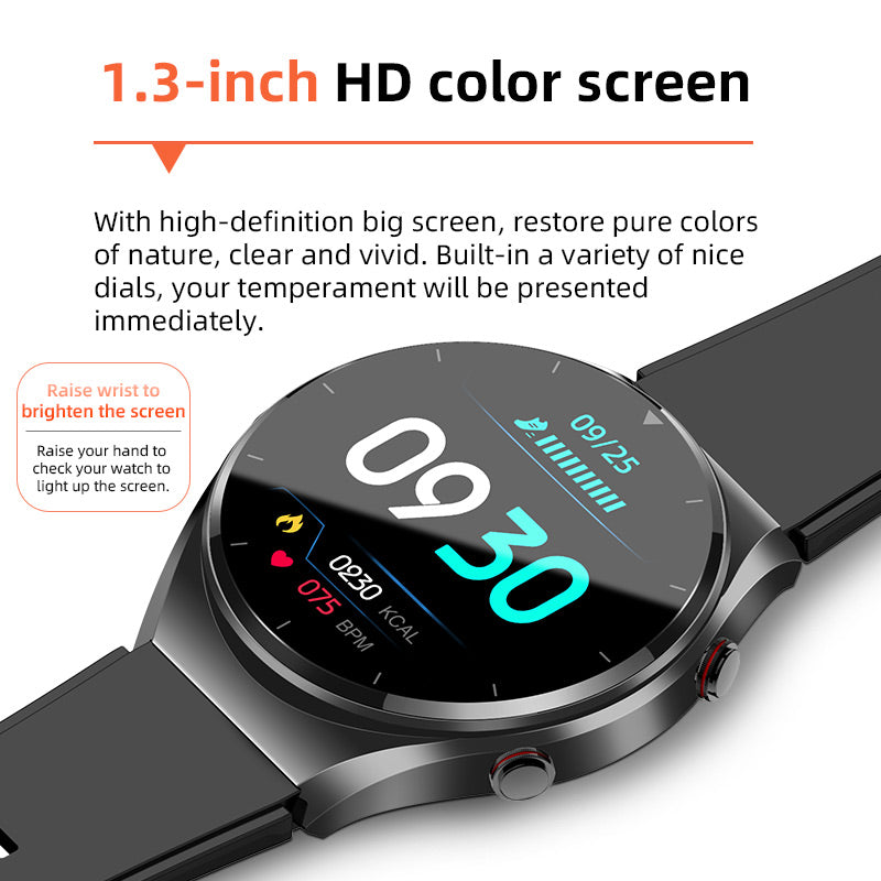 1+1 FREE | One-Click Blood Sugar & Blood Pressure Monitor – EKG, HRV, and Health Tracking Smartwatch