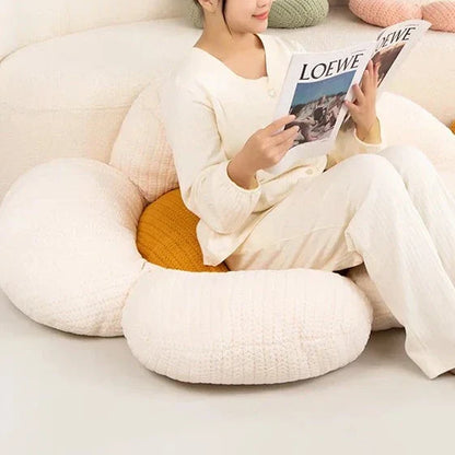 Daisy Cushion Soft Decorative Floor and Couch Pillow Polyester