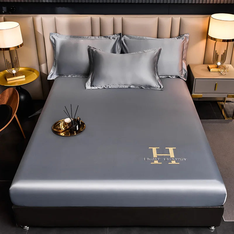 SilkLuxe Solid Color Microfiber Bed Sheet – Soft, Breathable, Perfect Fit