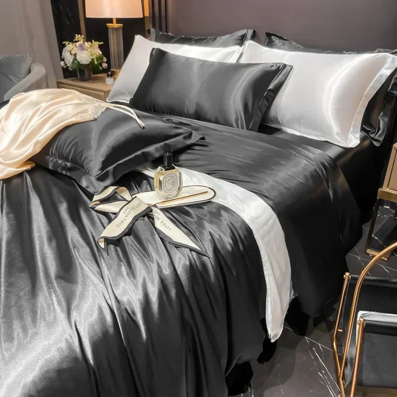 Luxurious Silk Bedding Set – Soft, Breathable, Temperature-Regulating Sleep Essentials