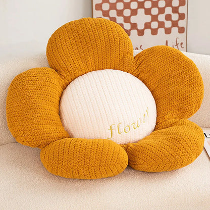 Daisy Cushion Soft Decorative Floor and Couch Pillow Polyester