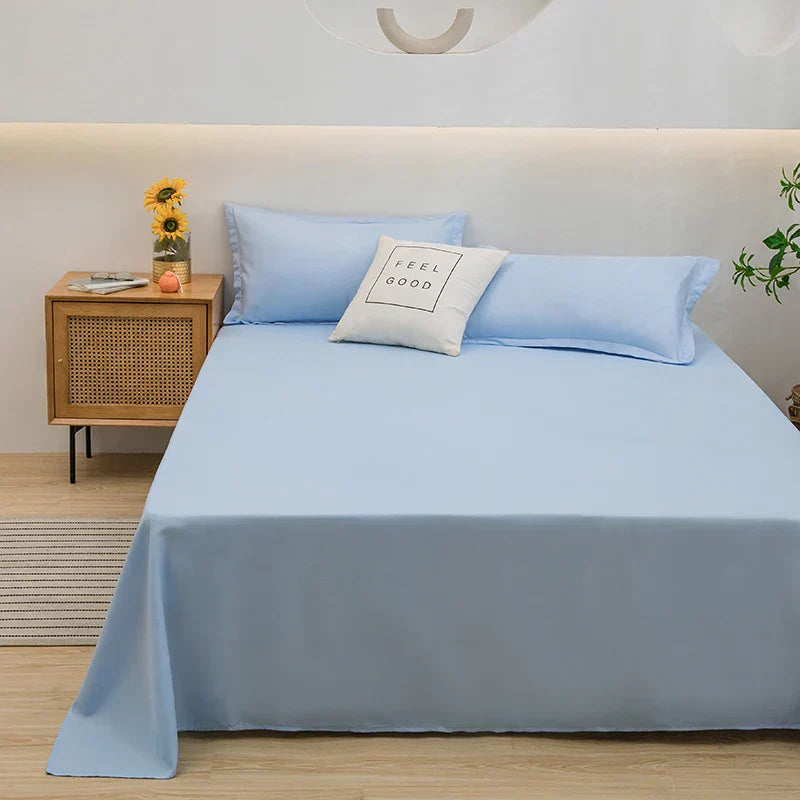 GentleTouch 100% Linen Fitted Bed Sheet – Breathable, Durable, Soft