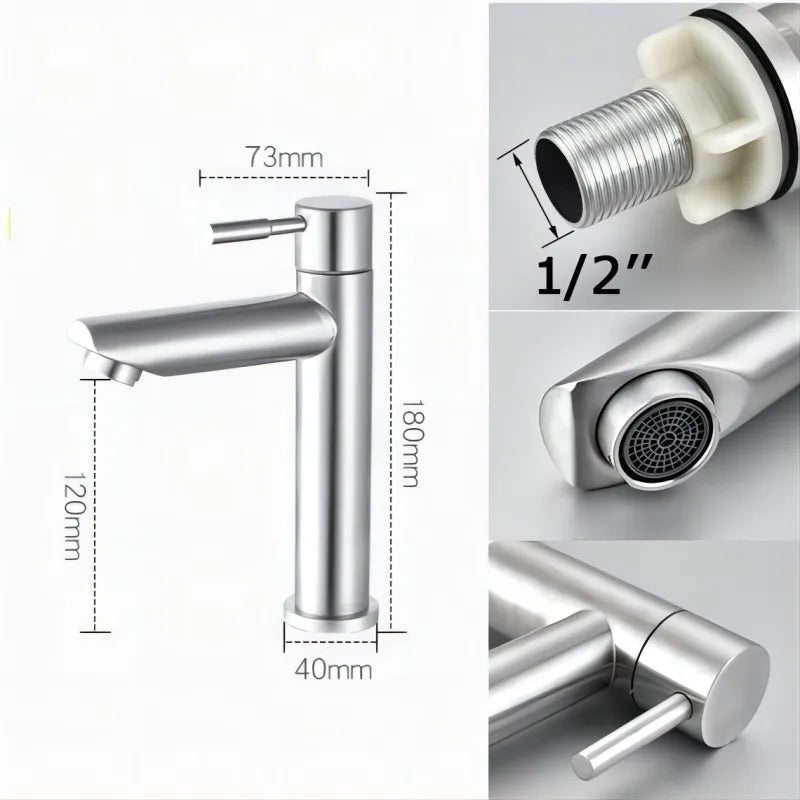 GreenFlow Stainless Steel Faucet – Durable, Easy Install, Eco-Friendly Design