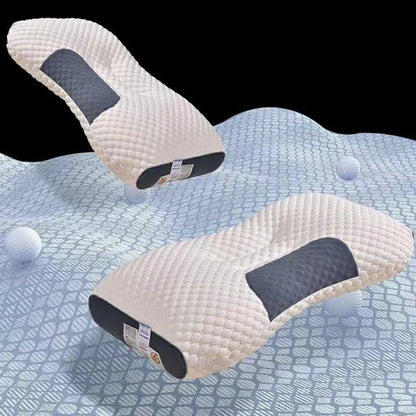 Orthopedic Neck Pillow with Reverse Traction for Cervical Spine Support, 48 x 74 cm