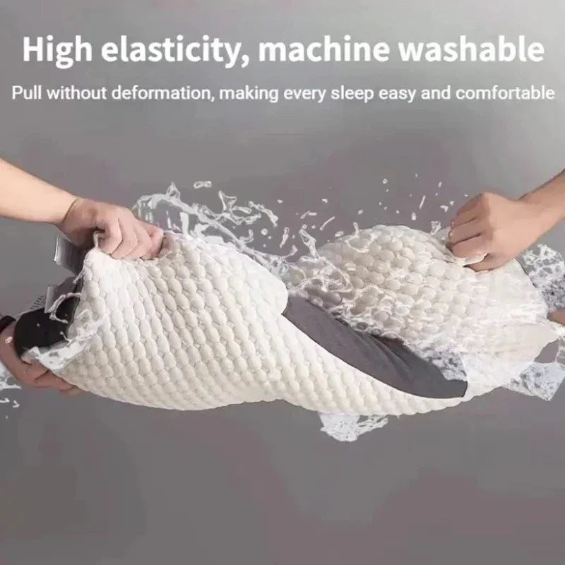 Orthopedic Neck Pillow with Reverse Traction for Cervical Spine Support, 48 x 74 cm