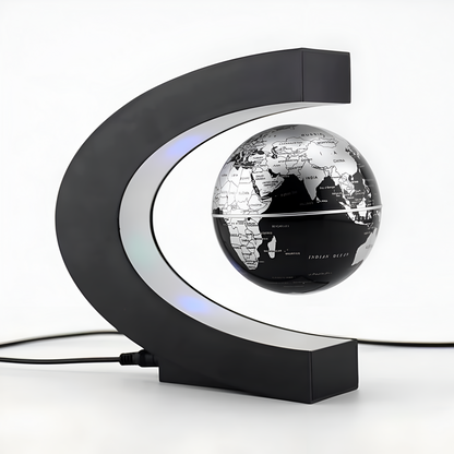 TerraGlobe | Floating Magnetic LED World Map Lamp with Levitating Display