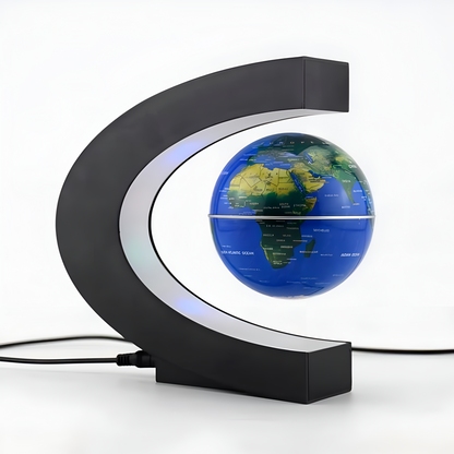 TerraGlobe | Floating Magnetic LED World Map Lamp with Levitating Display