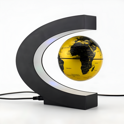 TerraGlobe | Floating Magnetic LED World Map Lamp with Levitating Display