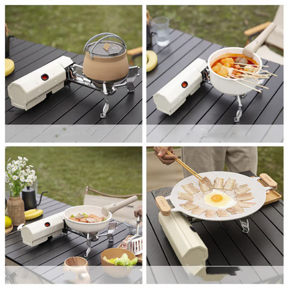 TrekFlame | Ultra-Lightweight Portable Camping Gas Stove for Outdoor Cooking