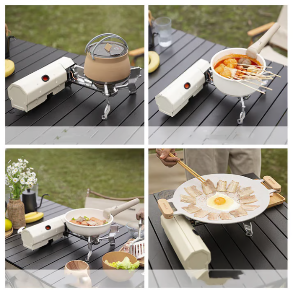 TrekFlame | Ultra-Lightweight Portable Camping Gas Stove for Outdoor Cooking