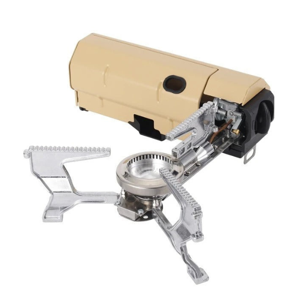 TrekFlame | Ultra-Lightweight Portable Camping Gas Stove for Outdoor Cooking