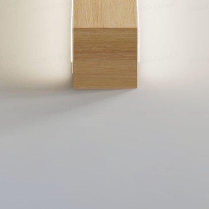 ZenBeam | Minimalist Solid Wood LED Wall Lamp for Warm Ambient Lighting
