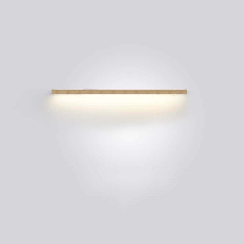ZenBeam | Minimalist Solid Wood LED Wall Lamp for Warm Ambient Lighting