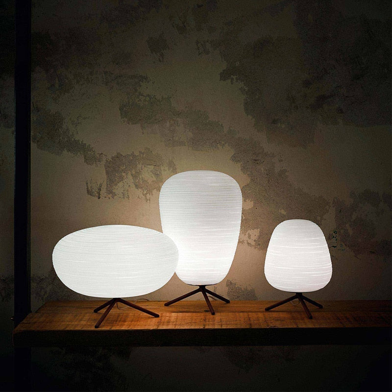 ZenGlow | Japanese-Inspired Hand-Blown Glass Table Lamp