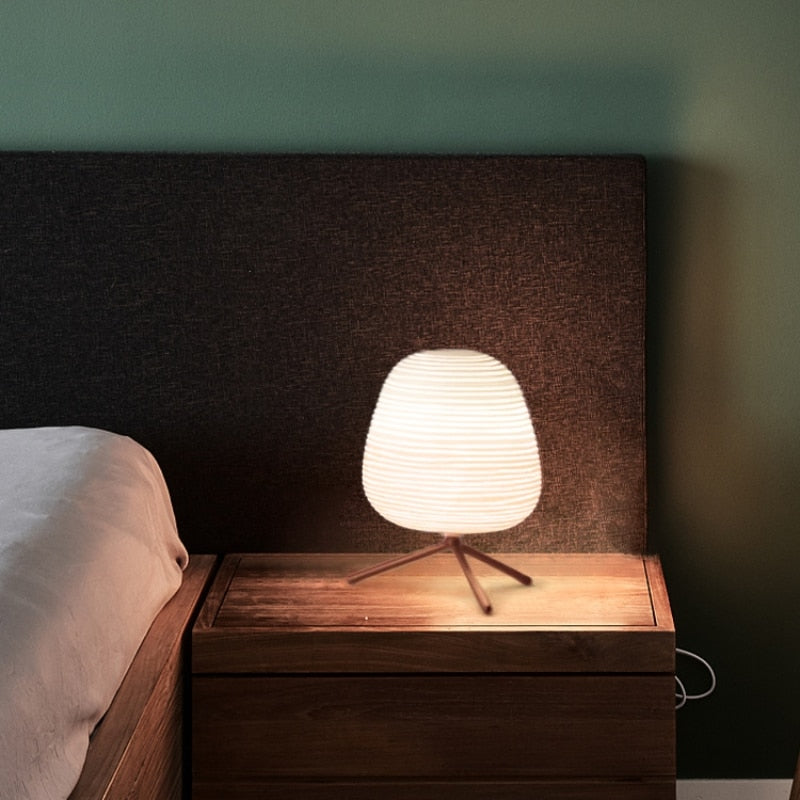 ZenGlow | Japanese-Inspired Hand-Blown Glass Table Lamp