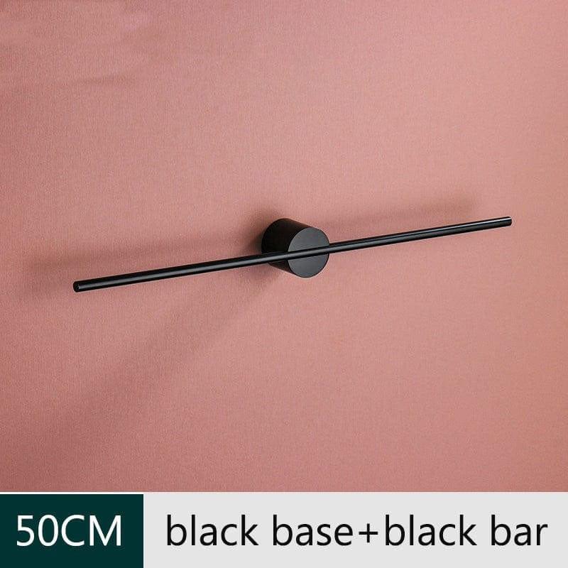 Aleo Wall-Mounted Aluminum Towel Holder Rack for Bathroom and Bedroom