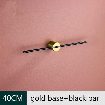 Aleo Wall-Mounted Aluminum Towel Holder Rack for Bathroom and Bedroom