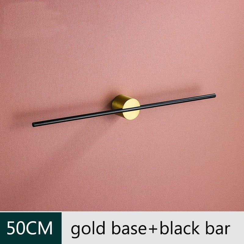 Aleo Wall-Mounted Aluminum Towel Holder Rack for Bathroom and Bedroom