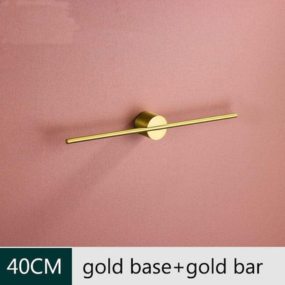 Aleo Wall-Mounted Aluminum Towel Holder Rack for Bathroom and Bedroom