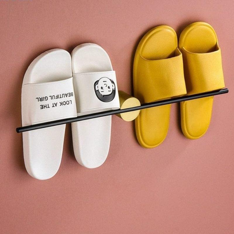 Aleo Wall-Mounted Aluminum Towel Holder Rack for Bathroom and Bedroom