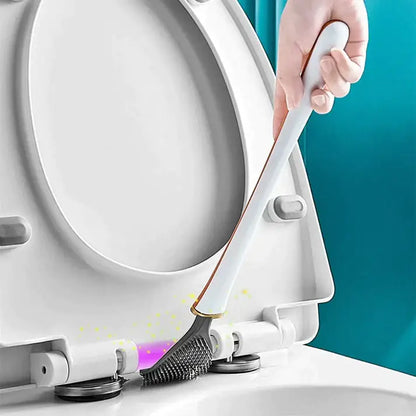 SmartBrush Silicone Toilet Brush – Hygienic, Elegant, Easy Wall-Mount Cleaning Tool