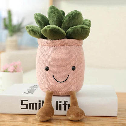 Plush Potted Succulent Toys for Home Decor and Gifts