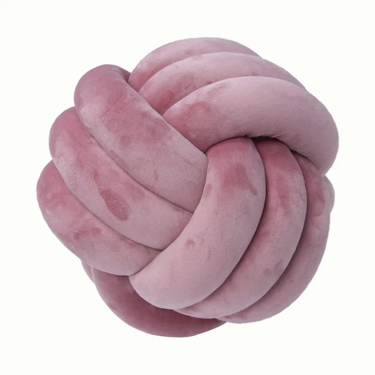 Decorative Knotted Suede-Look Soft Knot Cushion Pillow