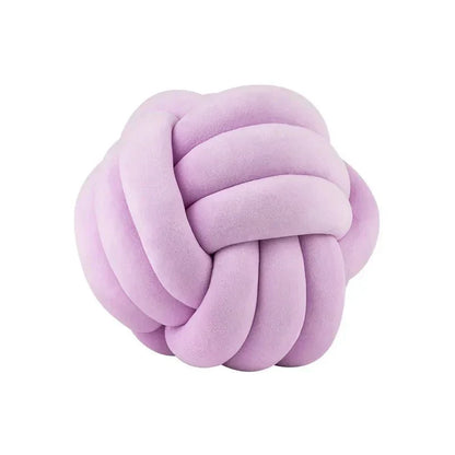 Decorative Knotted Suede-Look Soft Knot Cushion Pillow
