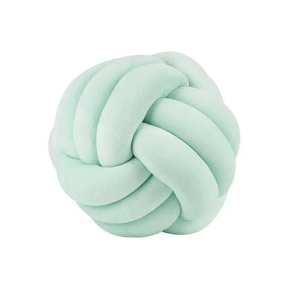 Decorative Knotted Suede-Look Soft Knot Cushion Pillow