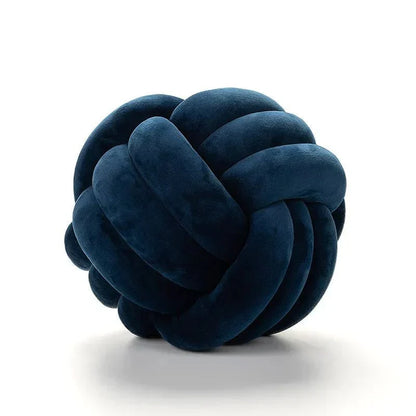 Decorative Knotted Suede-Look Soft Knot Cushion Pillow