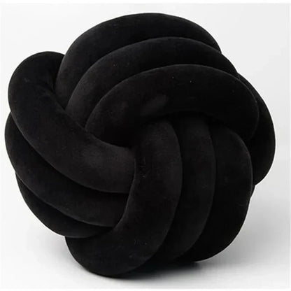 Decorative Knotted Suede-Look Soft Knot Cushion Pillow