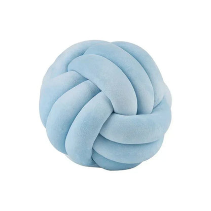 Decorative Knotted Suede-Look Soft Knot Cushion Pillow