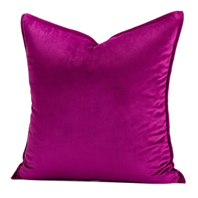 European Luxury Velvet Cushion Cover – Soft Textured Home Decor Pillowcase