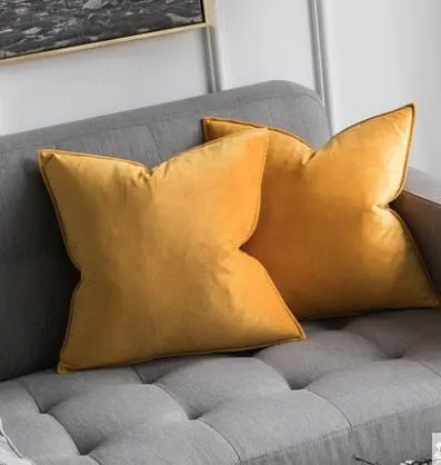 European Luxury Velvet Cushion Cover – Soft Textured Home Decor Pillowcase